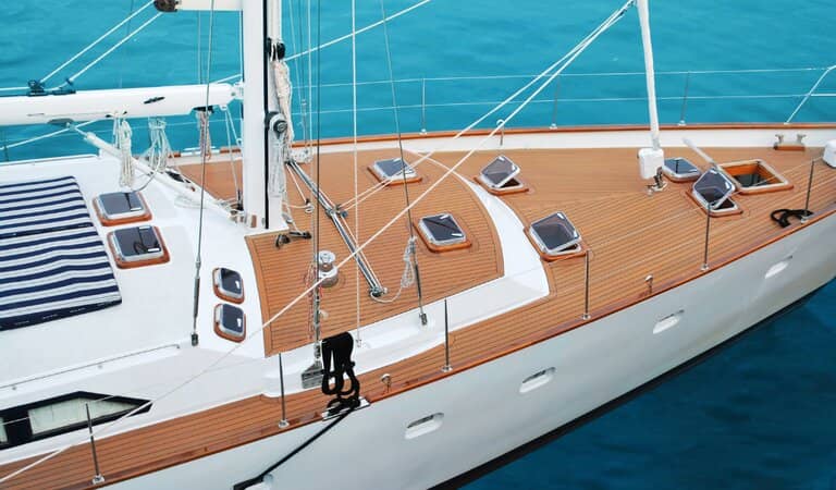 Yacht and boat teak tik decking tideck